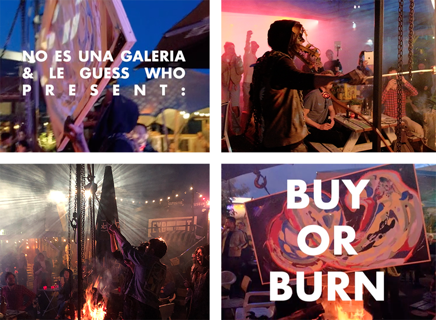 Buy or Burn event footage and promo